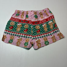 Load image into Gallery viewer, Girls Peter Alexander, lightweight cotton Christmas pyjama shorts, GUC, size 10,  