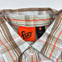 Load image into Gallery viewer, Boys Fun Spirit, vintage cotton short sleeve shirt, GUC, size 5,  