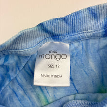 Load image into Gallery viewer, Girls Mango, tie dyed cotton tee / top, EUC, size 12,  