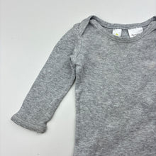 Load image into Gallery viewer, Unisex Dymples, grey marle cotton long sleeve top, GUC, size 00,  