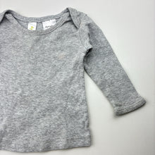 Load image into Gallery viewer, Unisex Dymples, grey marle cotton long sleeve top, GUC, size 00,  