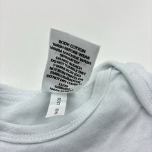 Load image into Gallery viewer, Unisex Target, white cotton bodysuit / romper, EUC, size 00000,  