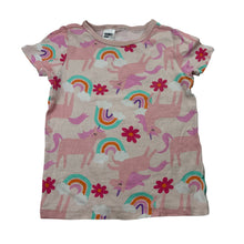 Load image into Gallery viewer, Girls Anko, pyjama tee / top, unicorns, FUC, size 3,  