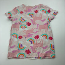 Load image into Gallery viewer, Girls Anko, pyjama tee / top, unicorns, FUC, size 3,  