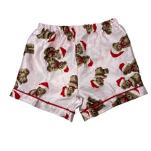 Load image into Gallery viewer, Girls Baby Berry, satin Christmas pyjama shorts, GUC, size 1,  