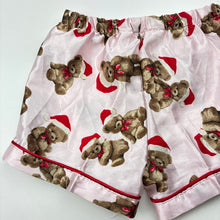 Load image into Gallery viewer, Girls Baby Berry, satin Christmas pyjama shorts, GUC, size 1,  