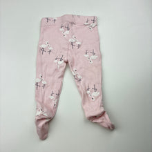 Load image into Gallery viewer, Girls Tiny Little Wonders, cotton footed leggings / bottoms, GUC, size 0000,  