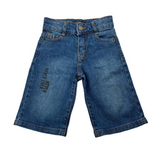 Load image into Gallery viewer, Boys LITTLE JUNIOR, blue denim jeans, adjustable, Inside leg: 17.5cm, FUC, size 1,  