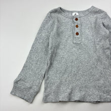 Load image into Gallery viewer, Unisex Target, ribbed organic cotton blend henley top, EUC, size 2,  