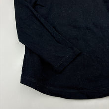 Load image into Gallery viewer, Girls Cool Kids, black stretchy long sleeve top, GUC, size 2,  