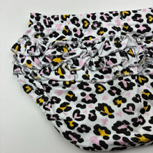 Load image into Gallery viewer, Girls Ollie's Place, cotton ruffle nappy cover / bloomers, GUC, size 000,  
