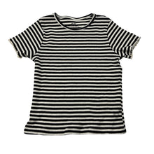 Load image into Gallery viewer, Girls H&amp;M, striped ribbed stretchy tee / top, EUC, size 5-6,  