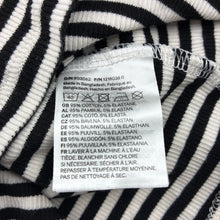 Load image into Gallery viewer, Girls H&amp;M, striped ribbed stretchy tee / top, EUC, size 5-6,  
