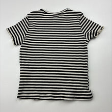 Load image into Gallery viewer, Girls H&amp;M, striped ribbed stretchy tee / top, EUC, size 5-6,  