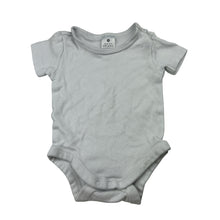 Load image into Gallery viewer, Unisex Target, soft feel organic cotton bodysuit / romper, GUC, size 000,  