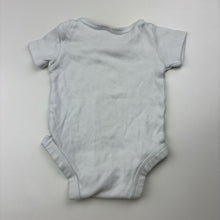 Load image into Gallery viewer, Unisex Target, soft feel organic cotton bodysuit / romper, GUC, size 000,  