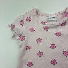Load image into Gallery viewer, Girls Anko, floral stretchy ribbed tee / top, FUC, size 000,  