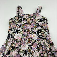 Load image into Gallery viewer, Girls TOOTS KIDS, floral cotton summer dress, EUC, size 1, L: 40cm