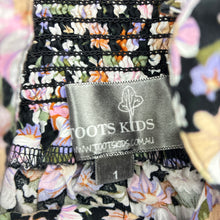 Load image into Gallery viewer, Girls TOOTS KIDS, floral cotton summer dress, EUC, size 1, L: 40cm