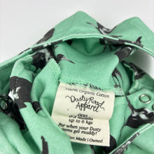 Load image into Gallery viewer, Unisex Dusty Road Apparel, soft feel organic cotton romper, magpies, EUC, size 000,  