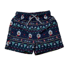 Load image into Gallery viewer, Boys Dymples, lightweight Christmas board shorts, elasticated, EUC, size 2,  