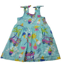 Load image into Gallery viewer, Girls Mango, soft feel cotton summer dress, EUC, size 2, L: 43cm