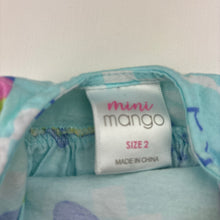 Load image into Gallery viewer, Girls Mango, soft feel cotton summer dress, EUC, size 2, L: 43cm