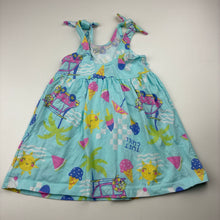 Load image into Gallery viewer, Girls Mango, soft feel cotton summer dress, EUC, size 2, L: 43cm