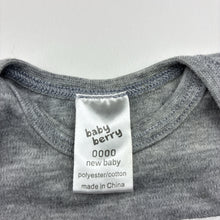Load image into Gallery viewer, Boys Baby Berry, soft feel bodysuit / romper, GUC, size 0000,  