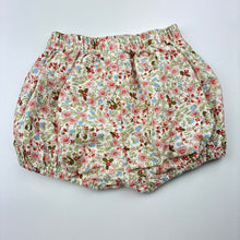 Load image into Gallery viewer, Girls lightweight, floral cotton shorts / bloomers, EUC, size 2,  