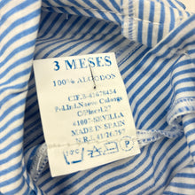Load image into Gallery viewer, Girls Moda Infantil YOEDU, lightweight cotton top, Made in Spain, EUC, size 3 months,  