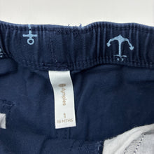 Load image into Gallery viewer, Boys Dymples, stretch cotton shorts, elasticated, GUC, size 1,  