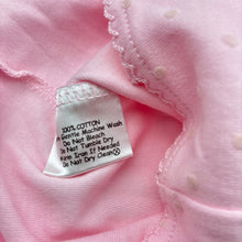 Load image into Gallery viewer, Girls TINY TRIBE, pink soft cotton wrap-over dress, EUC, size 0000, L: 36cm