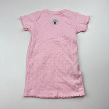 Load image into Gallery viewer, Girls TINY TRIBE, pink soft cotton wrap-over dress, EUC, size 0000, L: 36cm