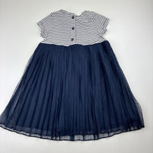 Load image into Gallery viewer, Girls JASPER CONRAN JUNIOR, cotton &amp; tulle party dress, GUC, size 1, L: 47cm