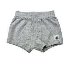 Load image into Gallery viewer, Unisex Cotton On, grey marle cotton shorts, elasticated, EUC, size 00,  