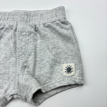 Load image into Gallery viewer, Unisex Cotton On, grey marle cotton shorts, elasticated, EUC, size 00,  