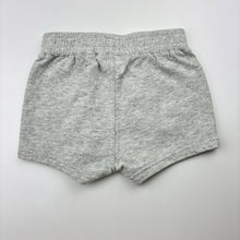 Load image into Gallery viewer, Unisex Cotton On, grey marle cotton shorts, elasticated, EUC, size 00,  