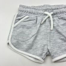 Load image into Gallery viewer, Girls Primark, grey marle shorts, elasticated, EUC, size 2,  
