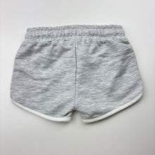 Load image into Gallery viewer, Girls Primark, grey marle shorts, elasticated, EUC, size 2,  
