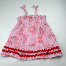 Load image into Gallery viewer, Girls Mango, crinkle cotton summer dress, GUC, size 2, L: 45cm