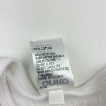 Load image into Gallery viewer, Unisex Anko, white cotton bodysuit / romper, EUC, size 0000,  