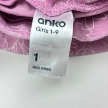 Load image into Gallery viewer, Girls Anko, floral cotton skirt, built-in shorts, elasticated, EUC, size 1,  