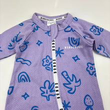 Load image into Gallery viewer, Unisex Bonds, WONDERCOOL zip wondersuit / zippy / romper, EUC, size 0000,  