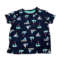 Load image into Gallery viewer, Boys Dymples, lightweight cotton tee / top, sailboats, GUC, size 2,  