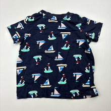 Load image into Gallery viewer, Boys Dymples, lightweight cotton tee / top, sailboats, GUC, size 2,  
