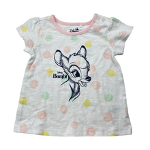 Load image into Gallery viewer, Girls Disney, Bambi cotton tee / top, EUC, size 00,  