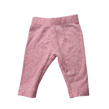 Load image into Gallery viewer, Girls Anko, pink marle ribbed leggings / bottoms, EUC, size 0000,  