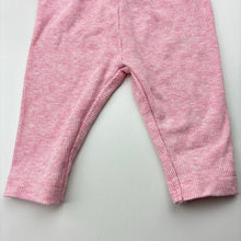 Load image into Gallery viewer, Girls Anko, pink marle ribbed leggings / bottoms, EUC, size 0000,  