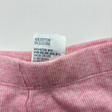Load image into Gallery viewer, Girls Anko, pink marle ribbed leggings / bottoms, EUC, size 0000,  